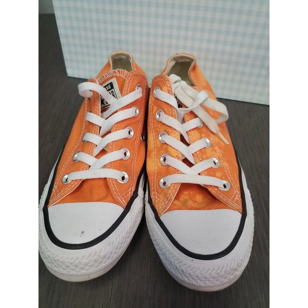 CONVERSE ALL STAR Unisex Sneakers Shoes Orange Chuck Taylor Sz M 4/ W6 - Picture 8 of 11